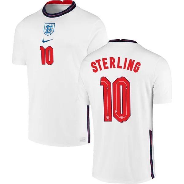 Camisola Inglaterra Raheem Sterling 10 1º Equipamento 2021