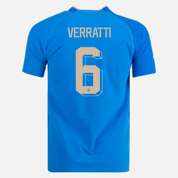 Camisola Itália Marco Verratti 6 1º Equipamento 2022
