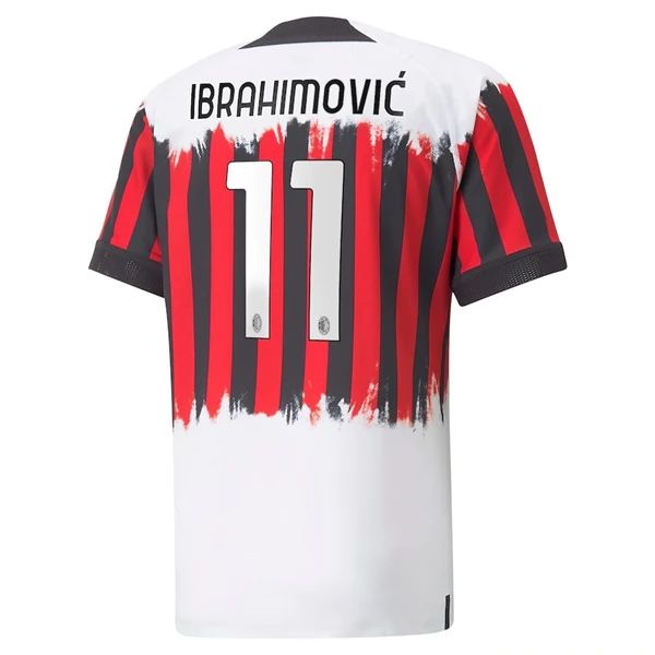 Camisola AC Milan Zlatan Ibrahimović 11 Equipamento Principal 2022-23 Fourth