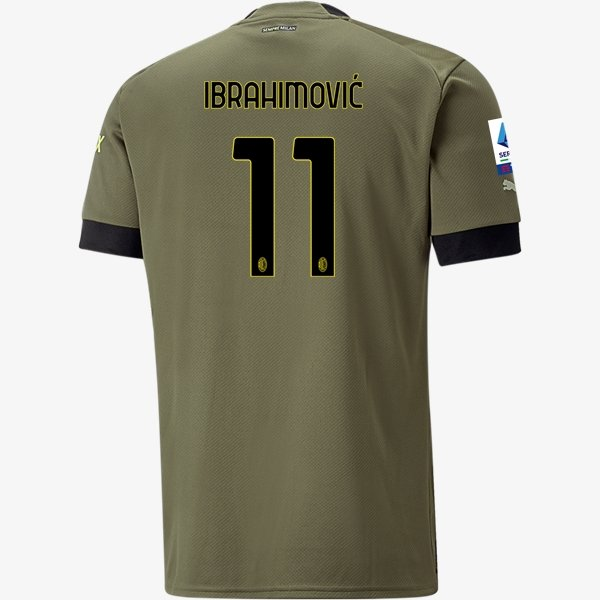 Camisola AC Milan Zlatan Ibrahimović 11 Equipamento 3ª 2022-23