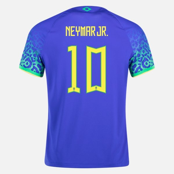 Camisola Brasil Neymar JR 10 Equipamento Alternativa 2022