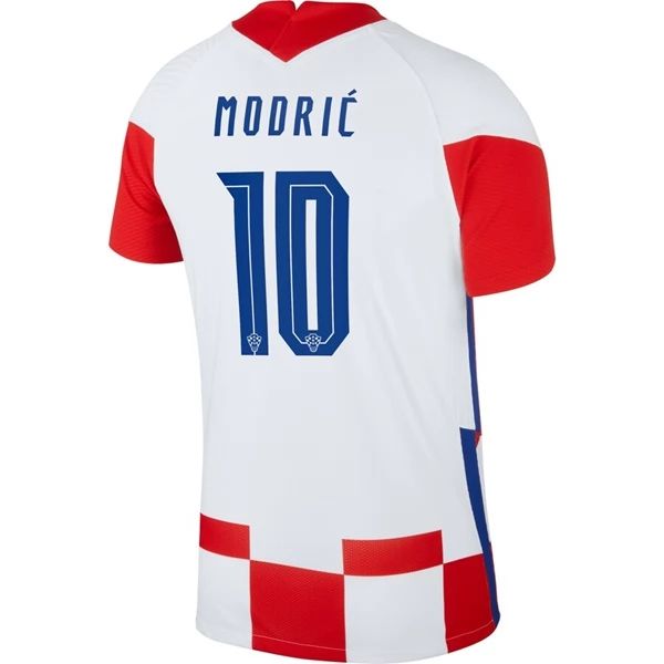 Camisola Croácia Luka Modrić 10 Equipamento Principal 2021
