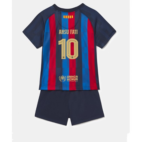 Camisola FC Barcelona Ansu Fati 10 Criança Equipamento Principal  2022-23