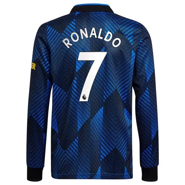 Camisola Manchester United Cristiano Ronaldo 7 Equipamento 3ª 2021 2022 – Manga Comprida