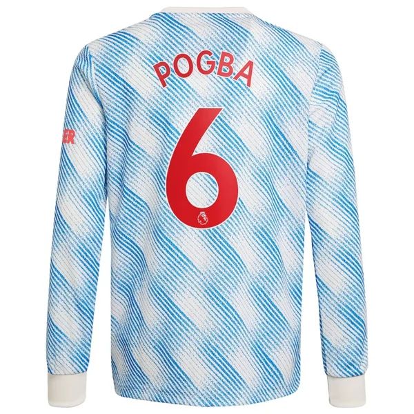 Camisola Manchester United Paul Pogba 6 Equipamento Alternativa 2021 2022 – Manga Comprida