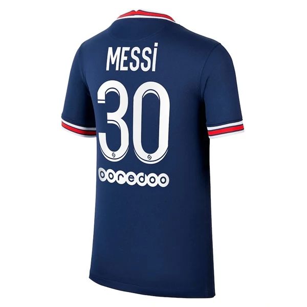 Camisola Paris Saint Germain PSG Lionel Messi 30 Equipamento Principal 2021 2022