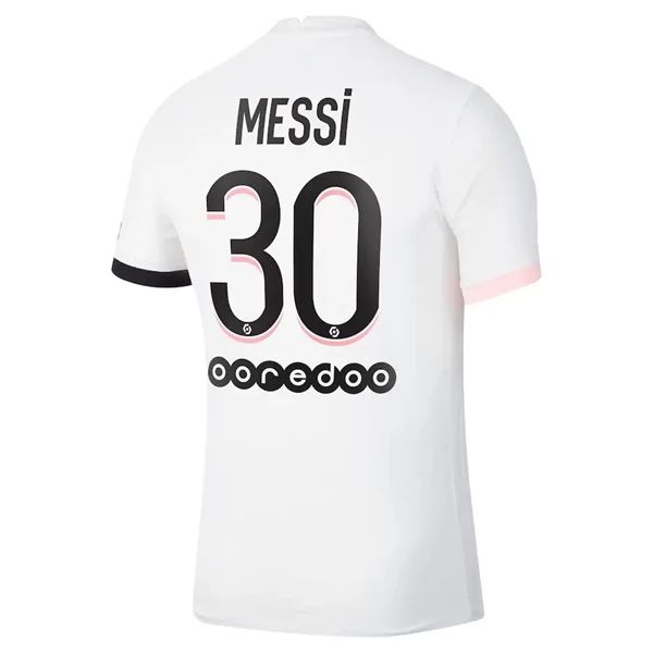 Camisola Paris Saint Germain PSG Lionel Messi 30 Equipamento Alternativa 2021 2022