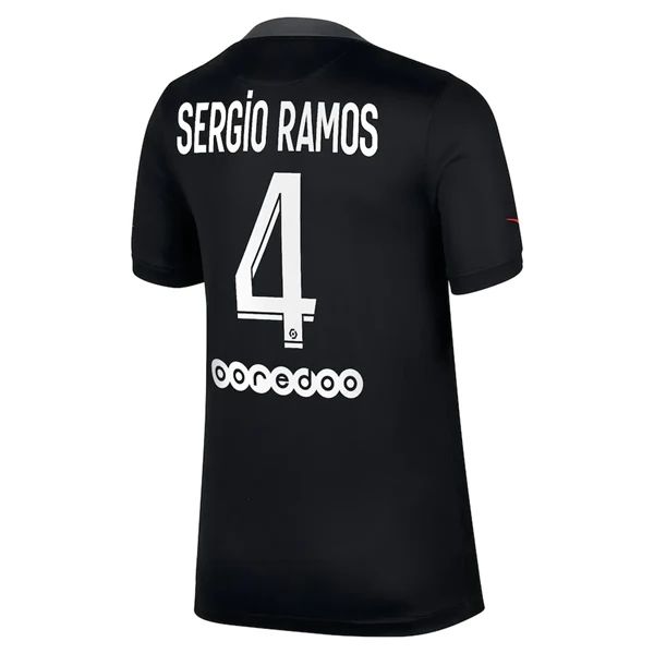 Camisola Paris Saint Germain PSG Sergio Ramos 4 Equipamento 3ª 2021 2022