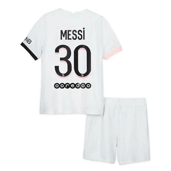 Camisola Paris Saint Germain PSG Lionel Messi 30 Criança Equipamento Alternativa  2021-22