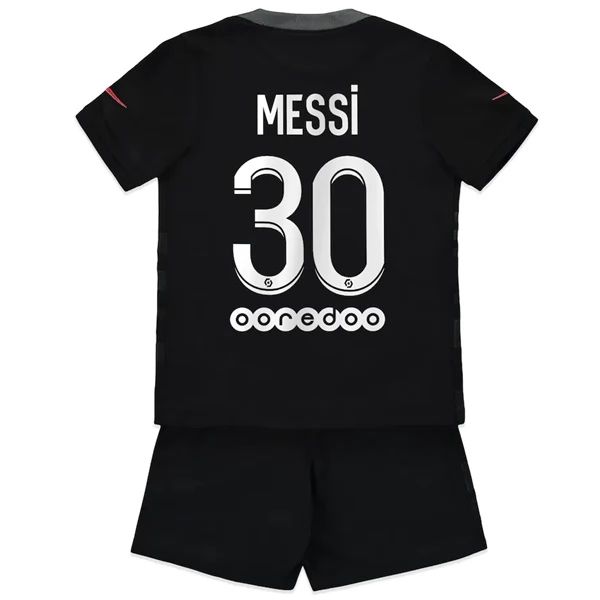 Camisola Paris Saint Germain PSG Lionel Messi 30 Criança Equipamento 3ª  2021-22