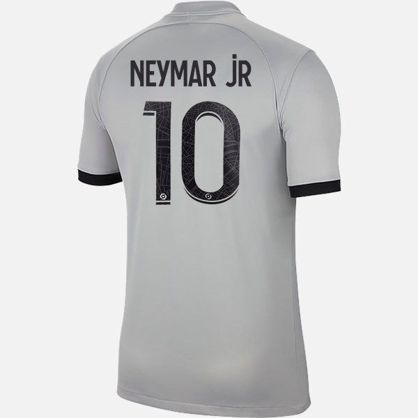 Camisola Paris Saint Germain PSG Neymar Jr 10 Equipamento Alternativa 2022 2023