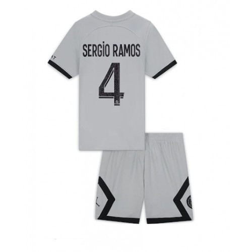 Camisola Paris Saint Germain PSG Sergio Ramos 4 Criança Equipamento Alternativa  2022-23