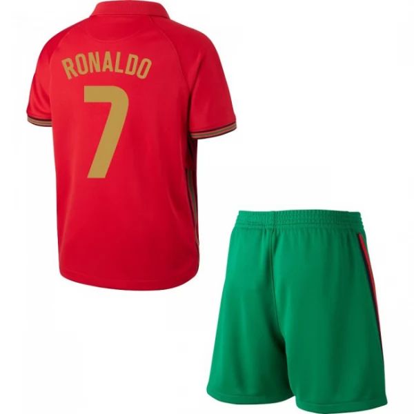 Camisola Portugal Cristiano Ronaldo 7 Criança Equipamento Principal  2021