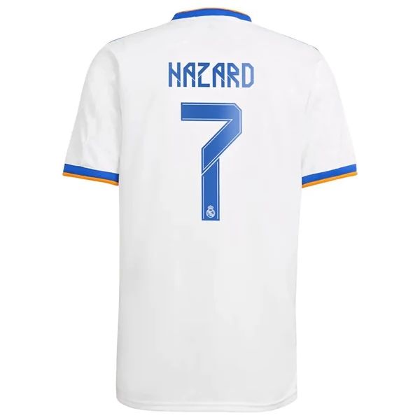 Camisola Real Madrid Eden Hazard 7 Equipamento Principal 2021 2022