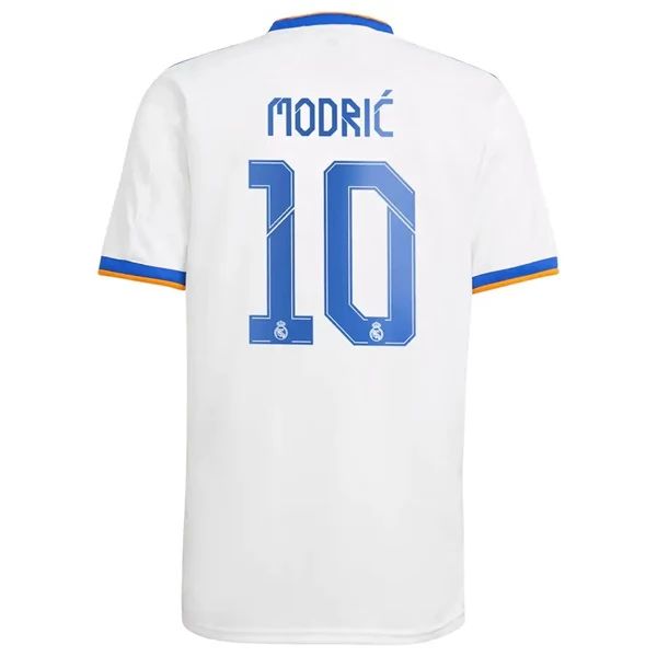 Camisola Real Madrid Luka Modrić 10 Equipamento Principal 2021 2022