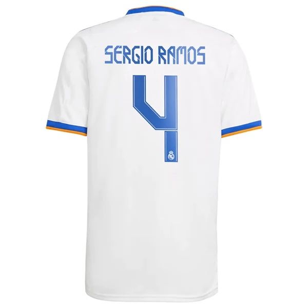 Camisola Real Madrid Sergio Ramos 4 Equipamento Principal 2021 2022