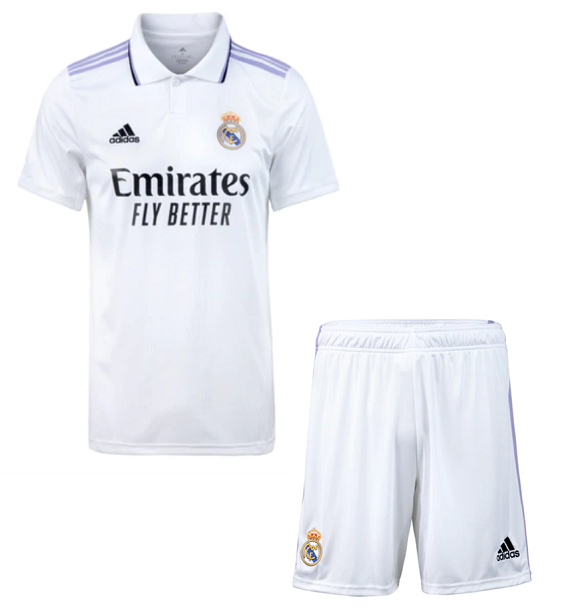 Camisola Real Madrid Karim Benzema 9 Criança Equipamento Principal  2022 2023