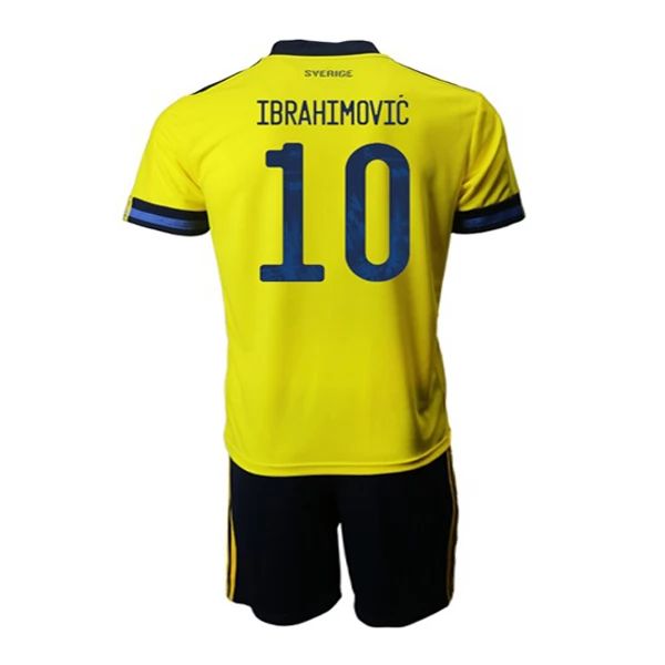 Camisola Suécia Zlatan Ibrahimović 10 Equipamento Principal 2021