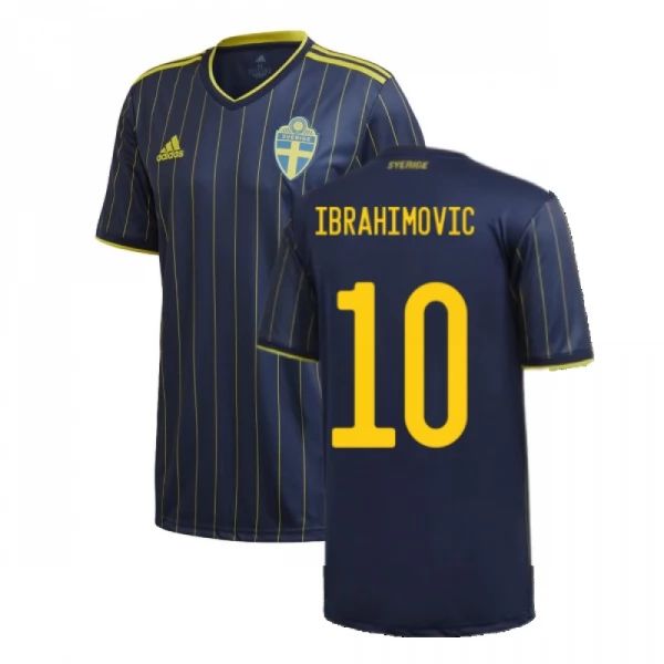 Camisola Suécia Zlatan Ibrahimović 10 Equipamento Alternativa 2021