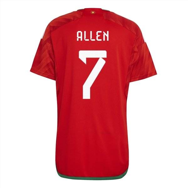 Camisola País de Gales Allen 7 1º Equipamento 2022