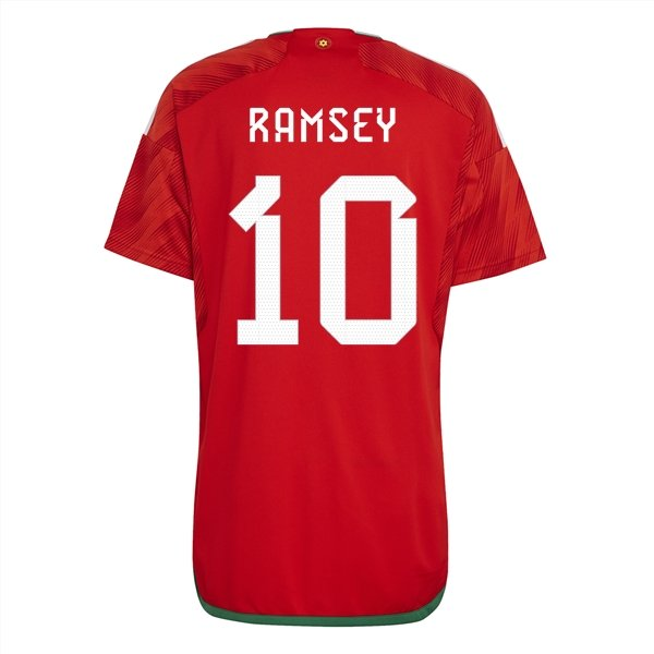 Camisola País de Gales Ramsey 10 1º Equipamento 2022