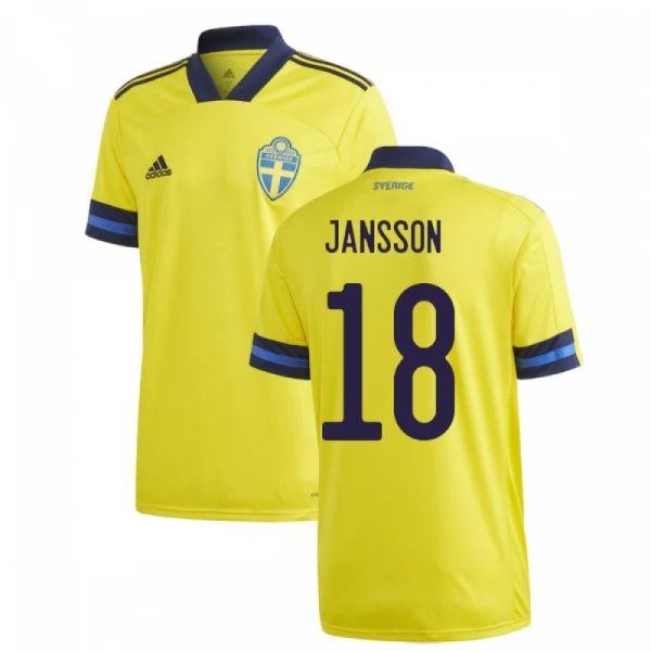 Camisola Suécia Jansson 18 1º Equipamento 2021