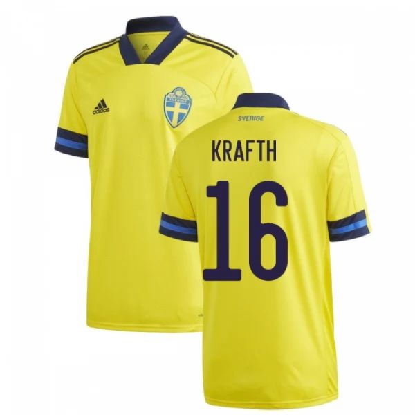 Camisola Suécia Krafth 16 1º Equipamento 2021