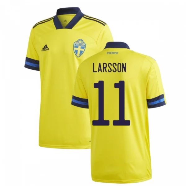 Camisola Suécia Larsson 11 1º Equipamento 2021