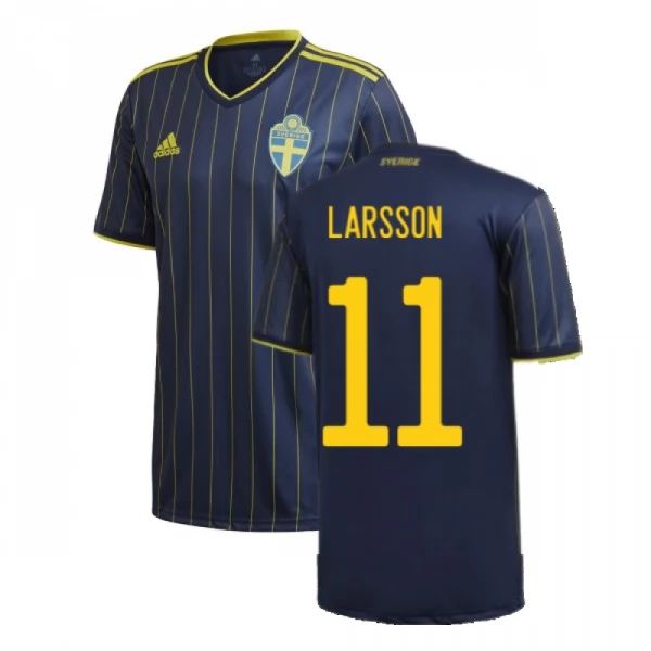 Camisola Suécia Larsson 11 2º Equipamento 2021