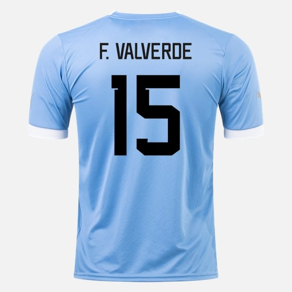 Camisola Uruguai Federico Valverde 15 1º Equipamento 2022