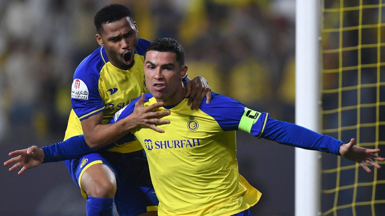 Read more about the article Cristiano Ronaldo marca nos primeiros quatro minutos da goleada do Al-Nassr FC sobre o Buraydai Pioneers por 4-0!