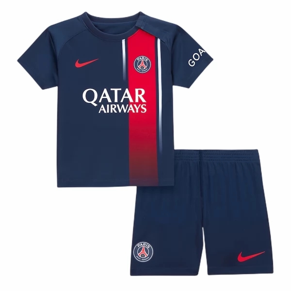 Camisola Paris Saint Germain PSG Kylian Mbappé 7 Criança 1º Equipamento 2023-24