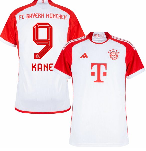 Camisola FC Bayern München Harry Kane 9 1º Equipamento 2023-24