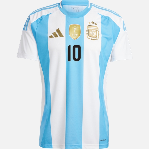 Camisola Argentina Messi 10 1º Equipamento 2024